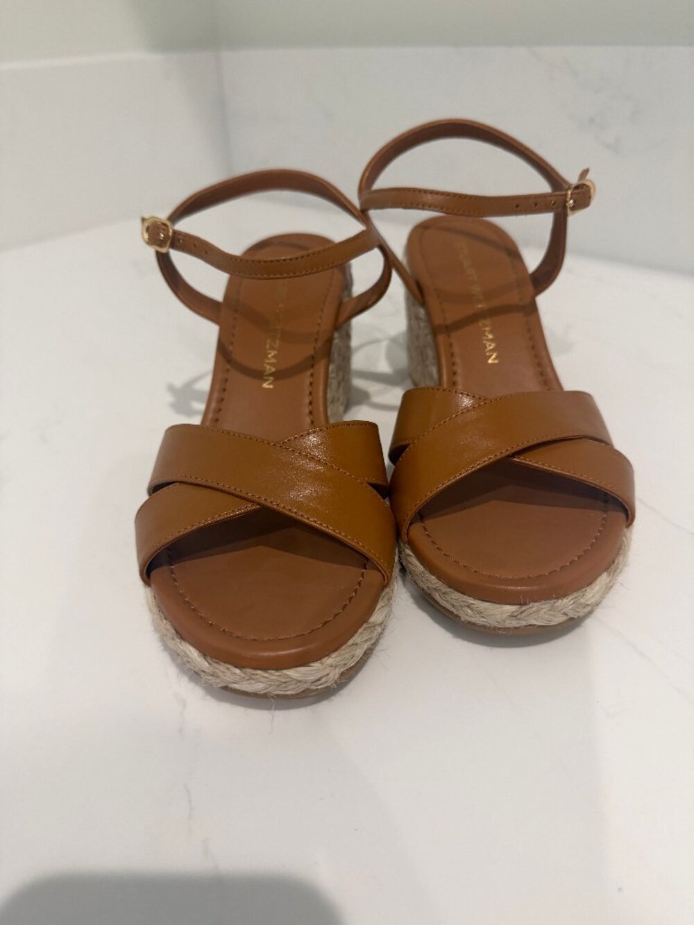 Stuart Weitzman Espadrilles dark tan Size 8